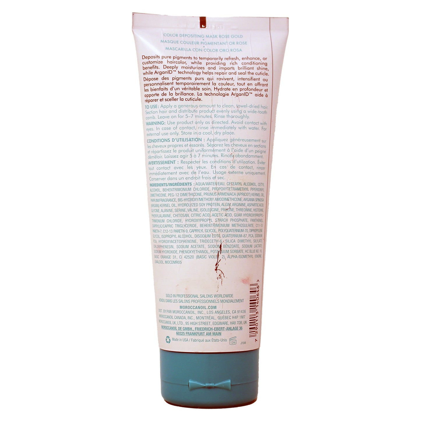 Moroccanoil Color Depositing Mask, Rose Gold, 6.7 oz