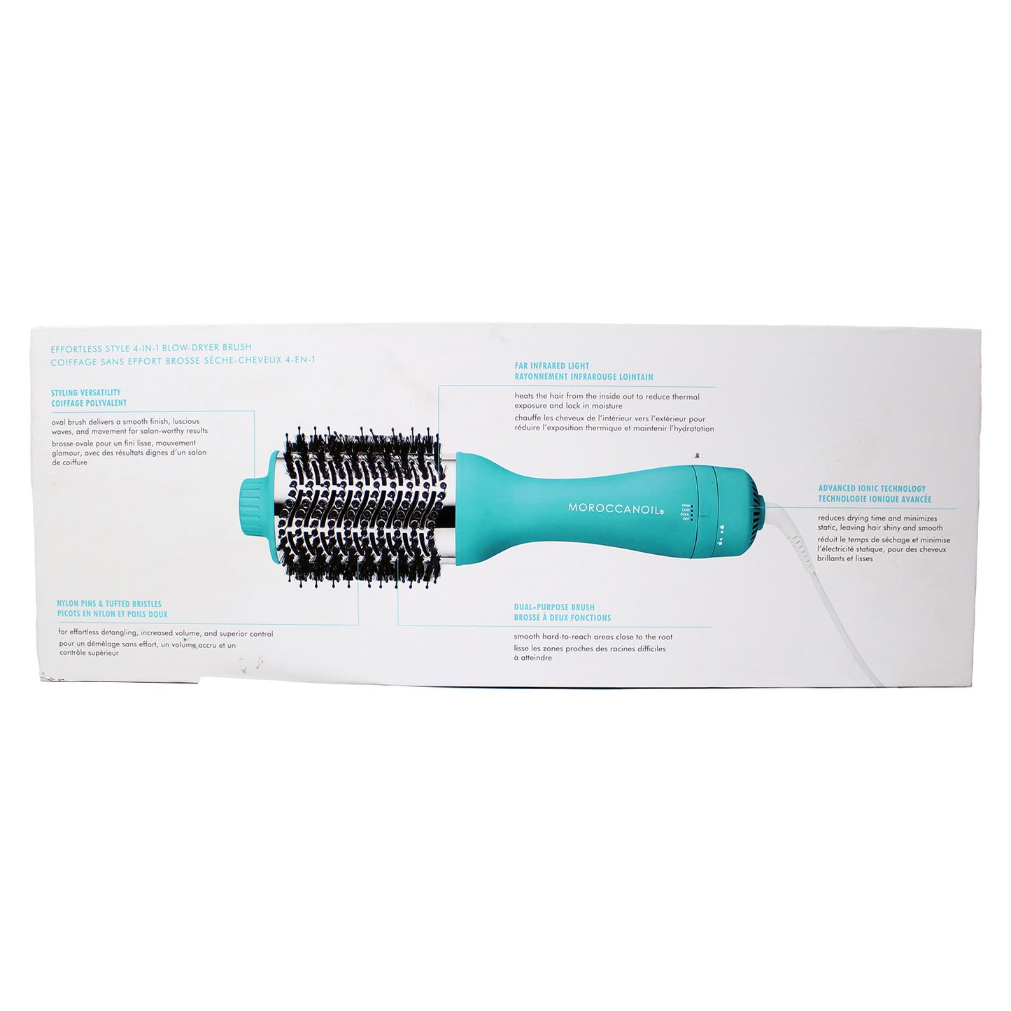 Moroccan Oil Effortless 4 in 1 Blow Dryer Brush Blue 1 Count