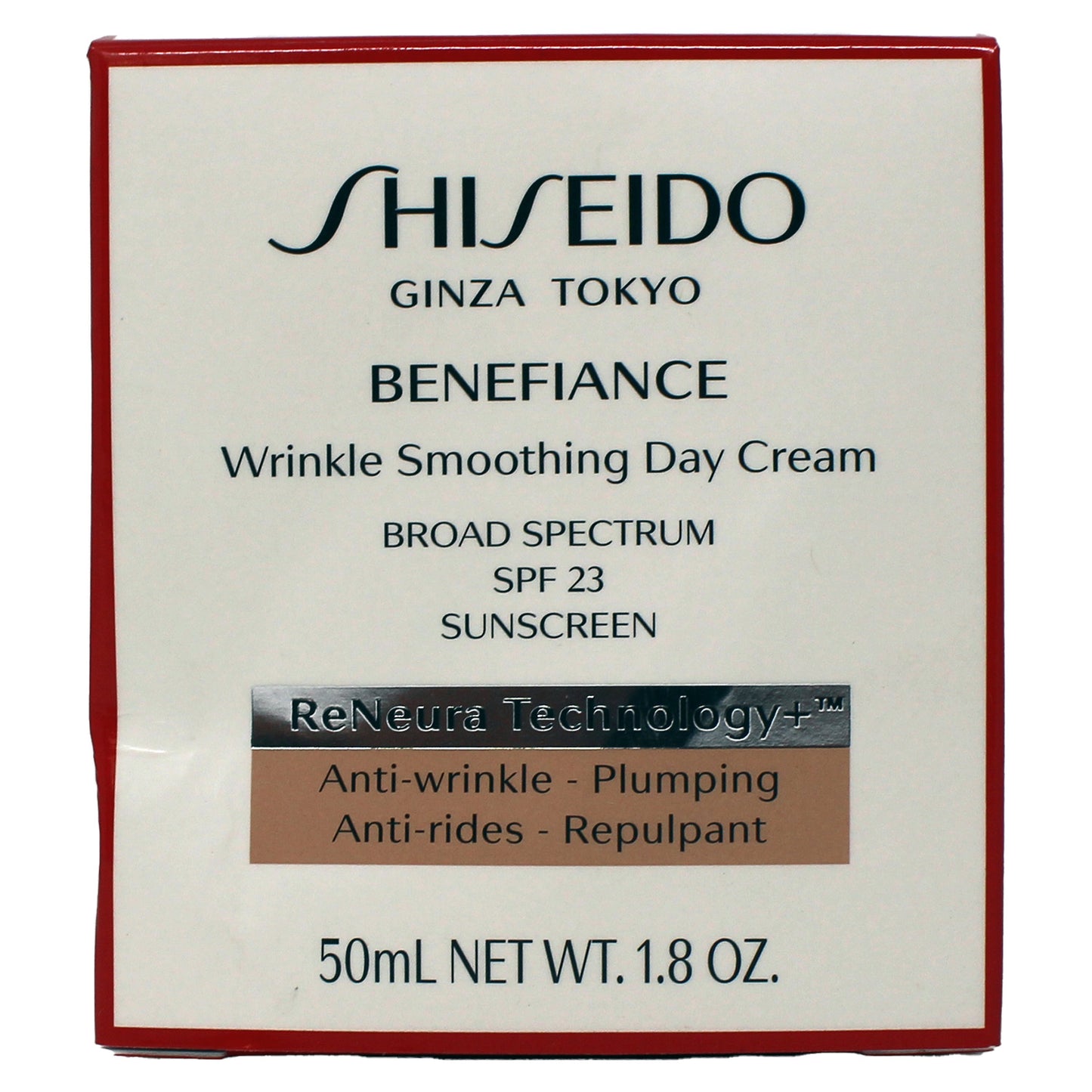 Shiseido Benefiance Wrinkle Smoothing SPF 23 Day Cream 1.8 Ounces