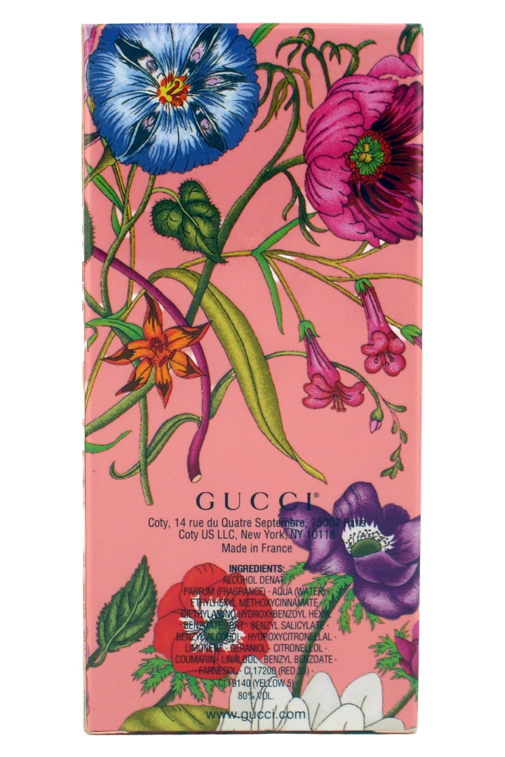 Gucci Flora Gorgeous Gardenia Eau De Toilette Natural Spray 3.3 Fl Ounce