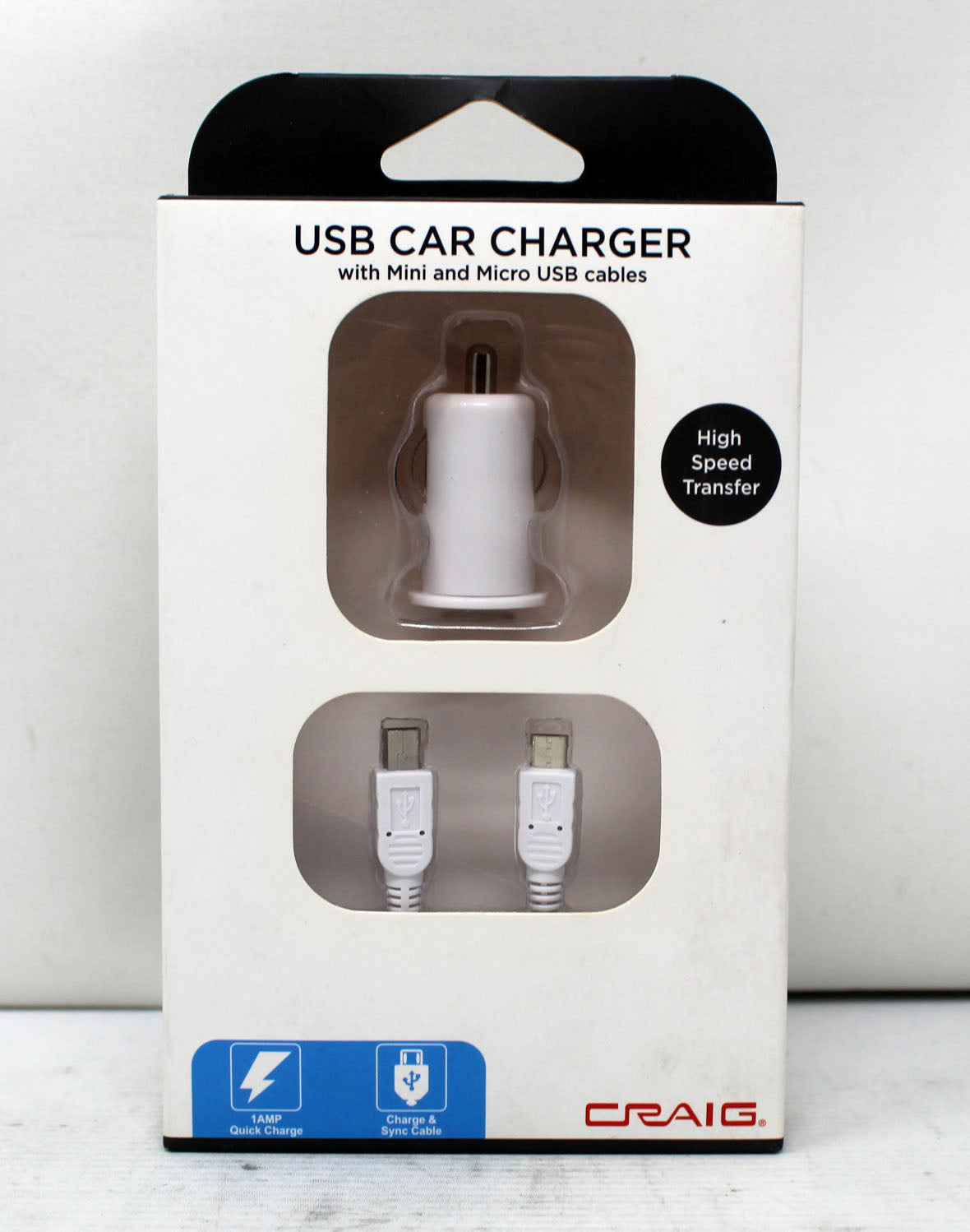 Craig White USB Car Mini & Micro Charges