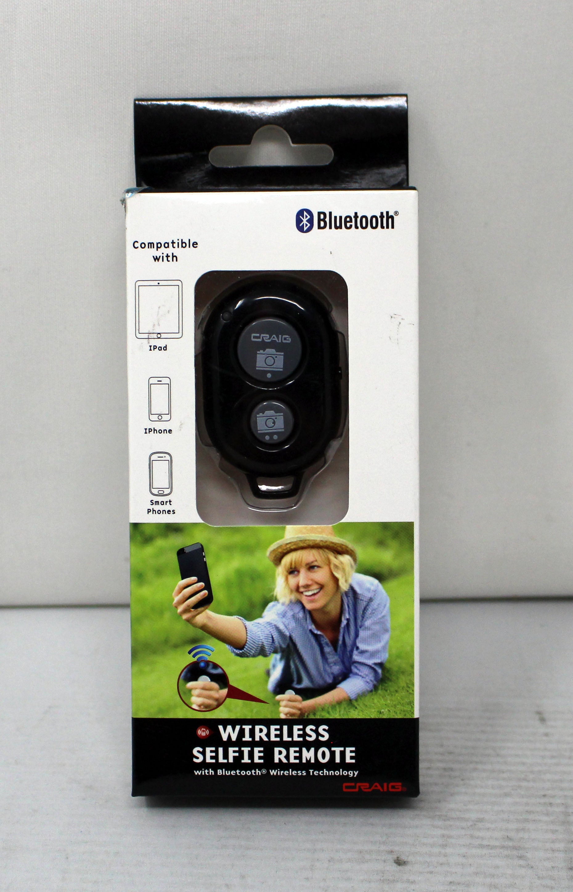 Craig Bluetooth Wireless Selfie Remote 1 Count RED