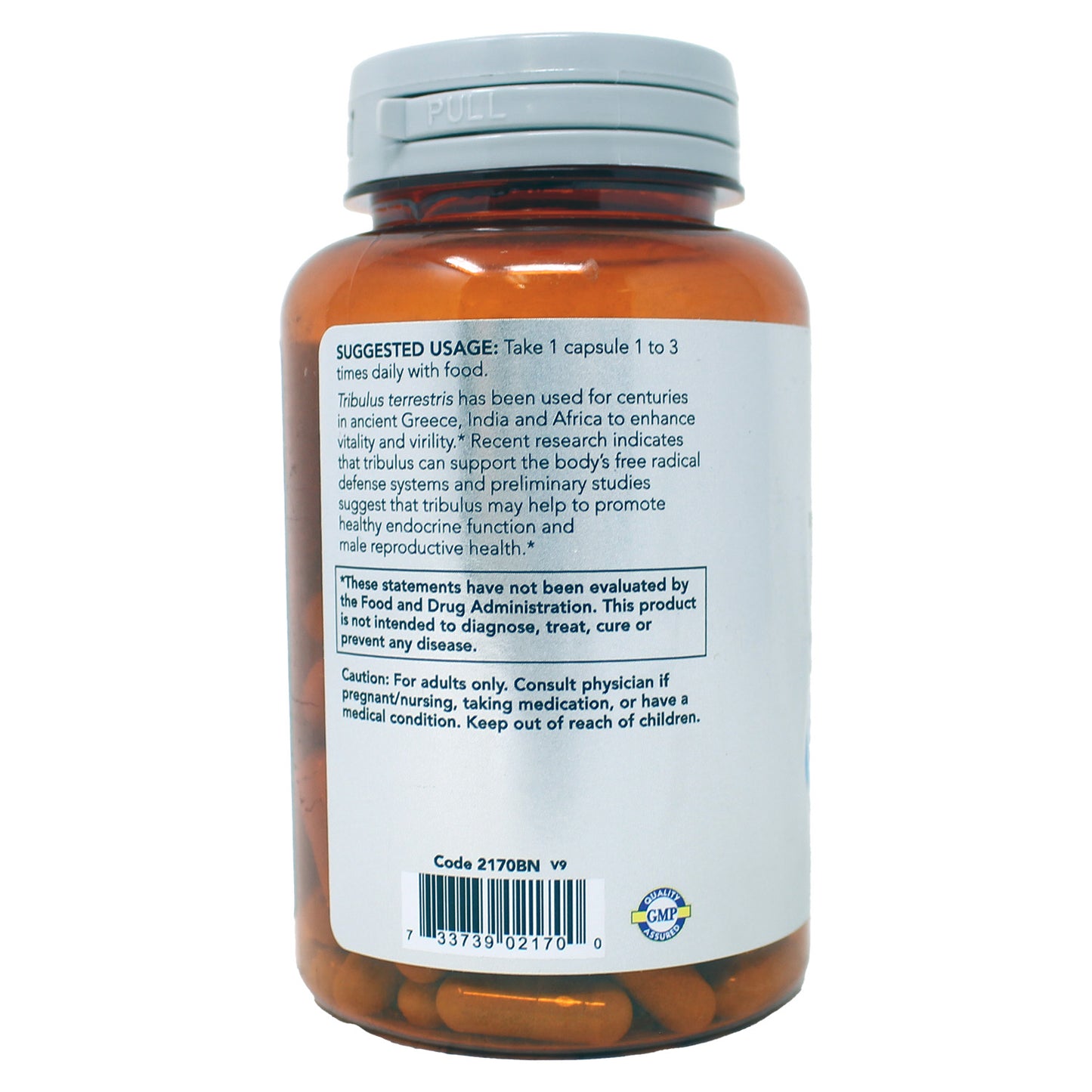 NOW Sports Tribulus 500MG Enhanced Vitality 100 Veg Capsules
