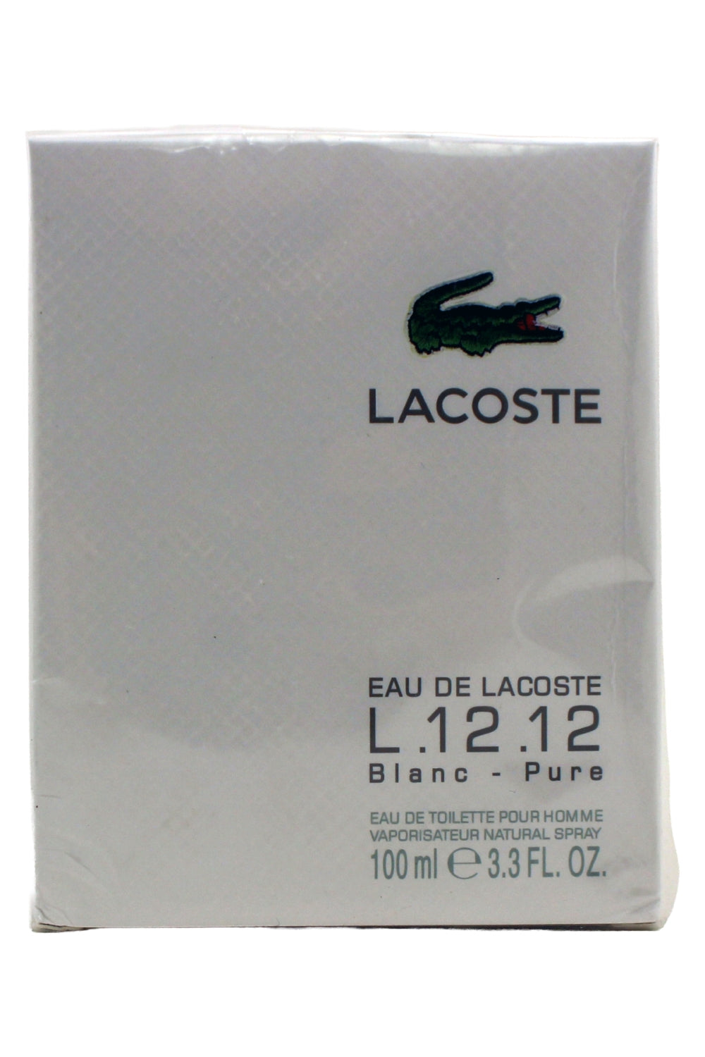 Lacoste Eau De Lacoste Blanc Pure L 12 12 Eau De Toilette Pour Homme 3.3 Fl Ounce