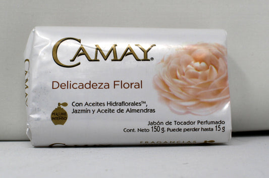 Camay Delicadeza Floral Soap Bars 5.3 Ounce (Pack of 6)