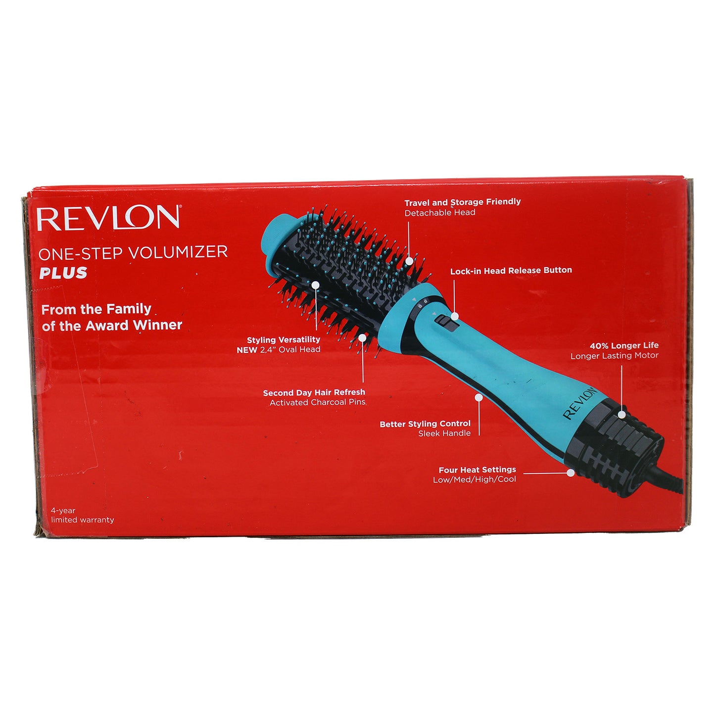 Revlon One Step Volumizer Plus Electric Hair Brush Blue 1 Count