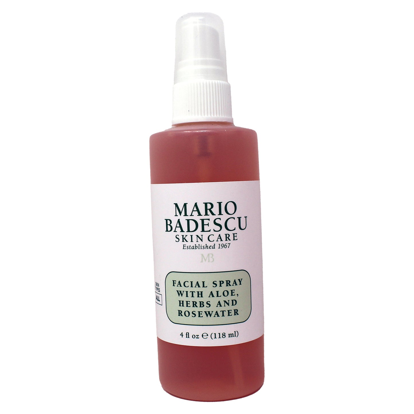 Mario Badescu Facial Spray With Aloe, Herbs & Rosewater 4 Ounces