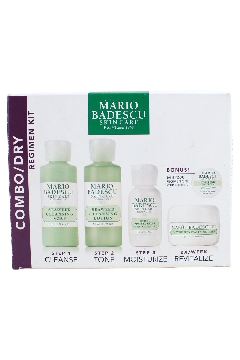 Mario Badescu Combo/Dry Regimen 5 Piece Skincare Set