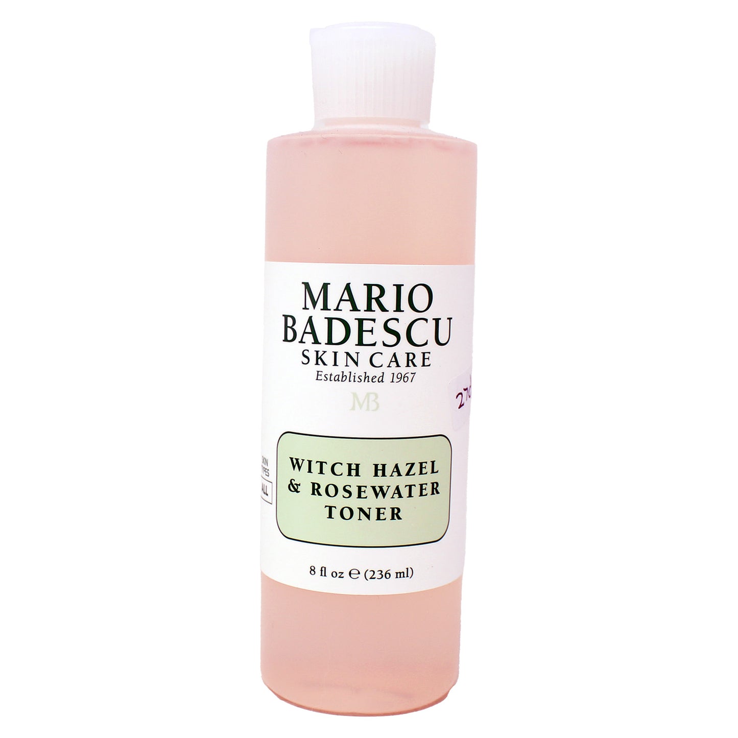 Mario Badescu Witch Hazel & Rosewater Toner, Alcohol-Free, 8 Ounces
