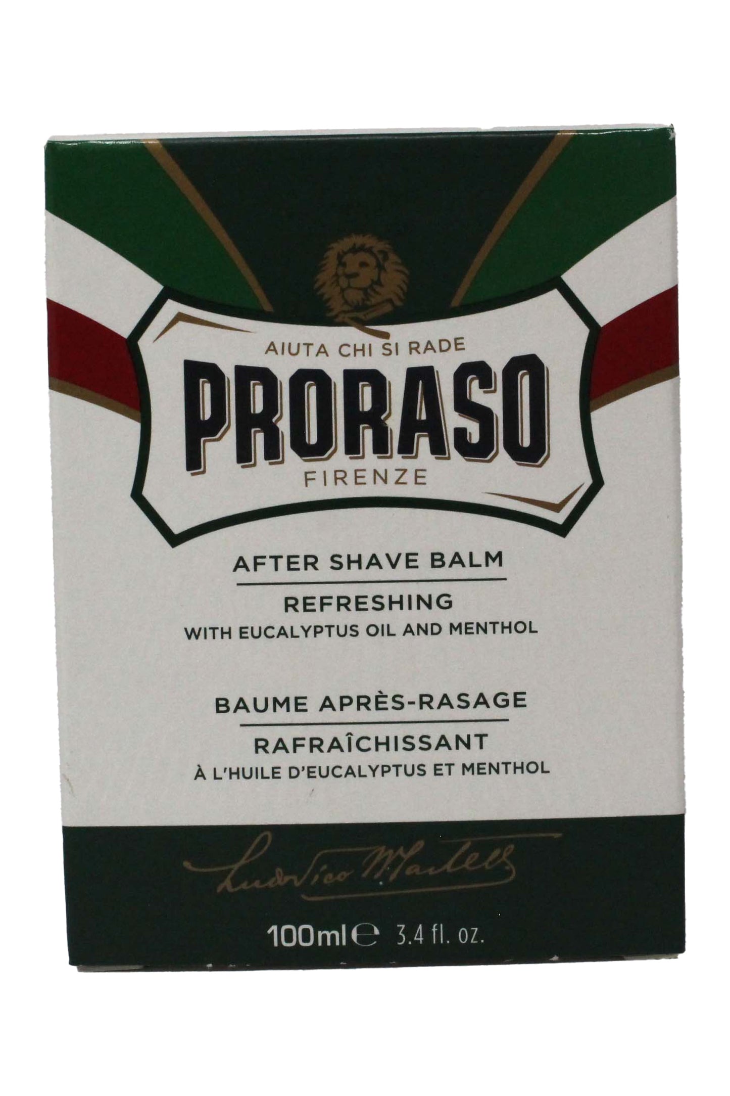 Proraso After Shave Balm Refreshing With Eucalyptus Oil and Menthol 3.4 Ounce