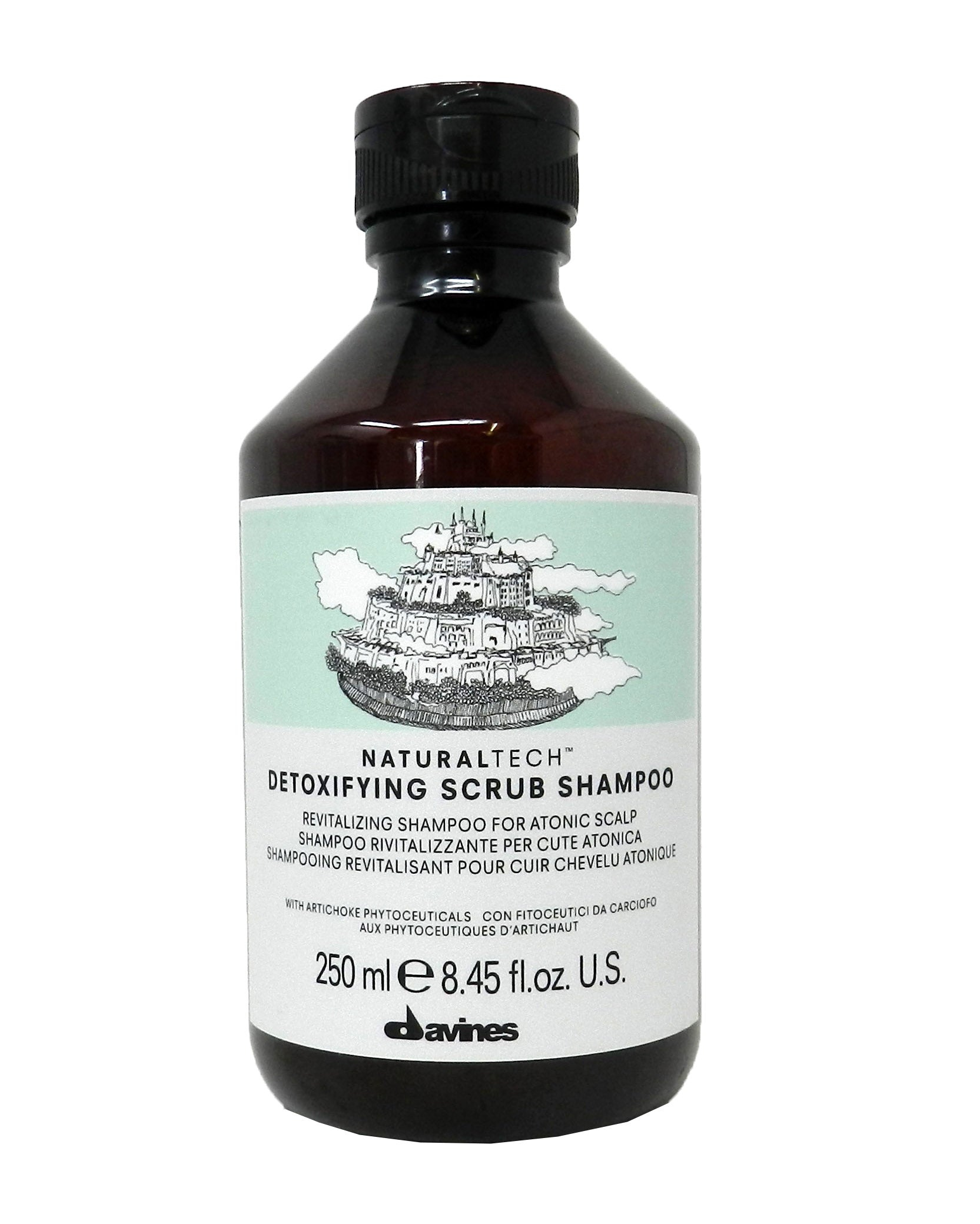 Davines NaturalTech Detoxifying Scrub Shampoo 8.45 Ounces