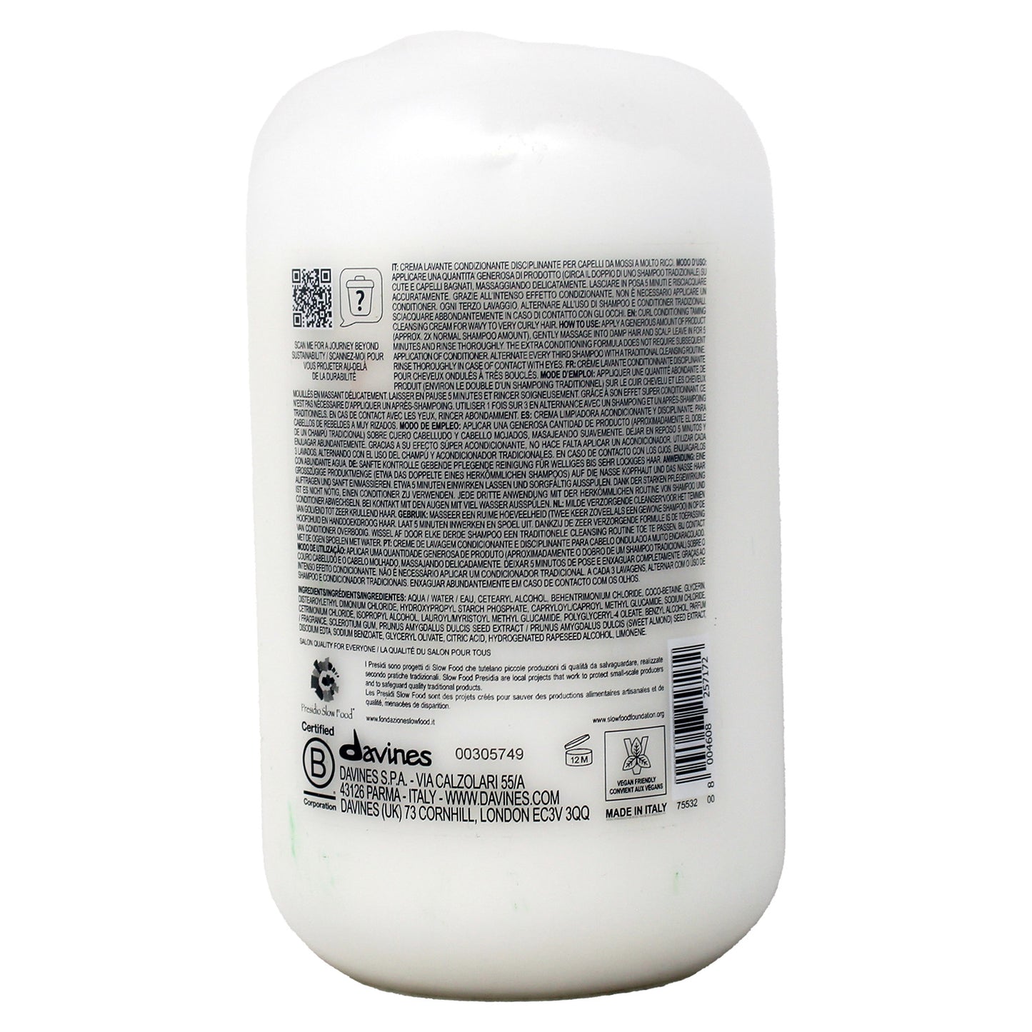 Davines LOVE Curl Cleansing Cream,16.9 Fl. Oz