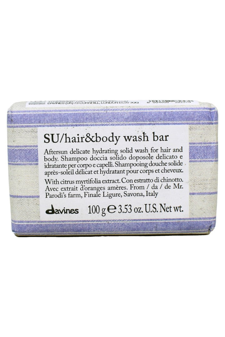 Davines SU Hair & Body Wash Bar 3.53 Ounces