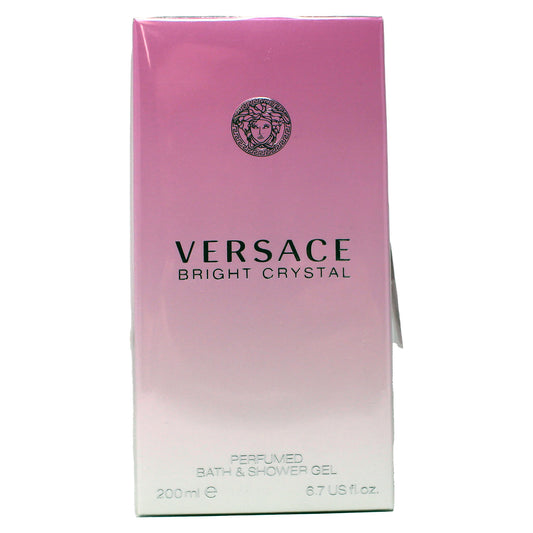 Versace Bright Crystal Perfumes Bath and Shower Gel 6.7 Fl Ounce