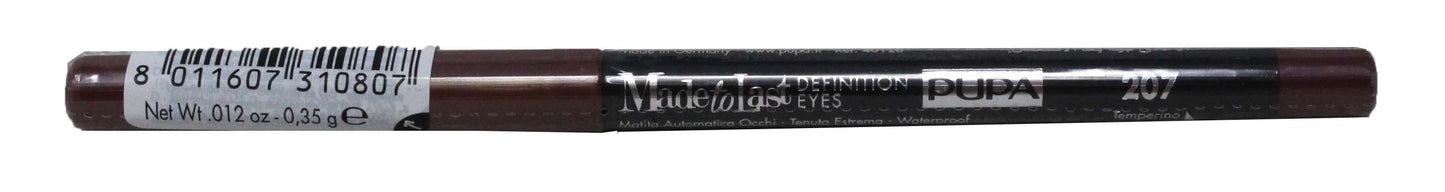 Pupa Made To Last Definition Eyes Automatic Eye Pencil 207 Deep Burgundy .012 Oz