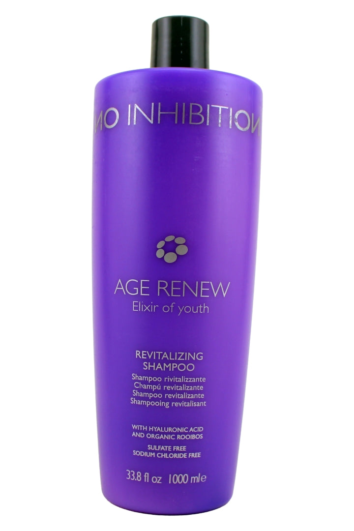No Inhibition Age Renew Elixir of Youth Revitalizing Shampoo Sulfate Free 33.8 Ounce