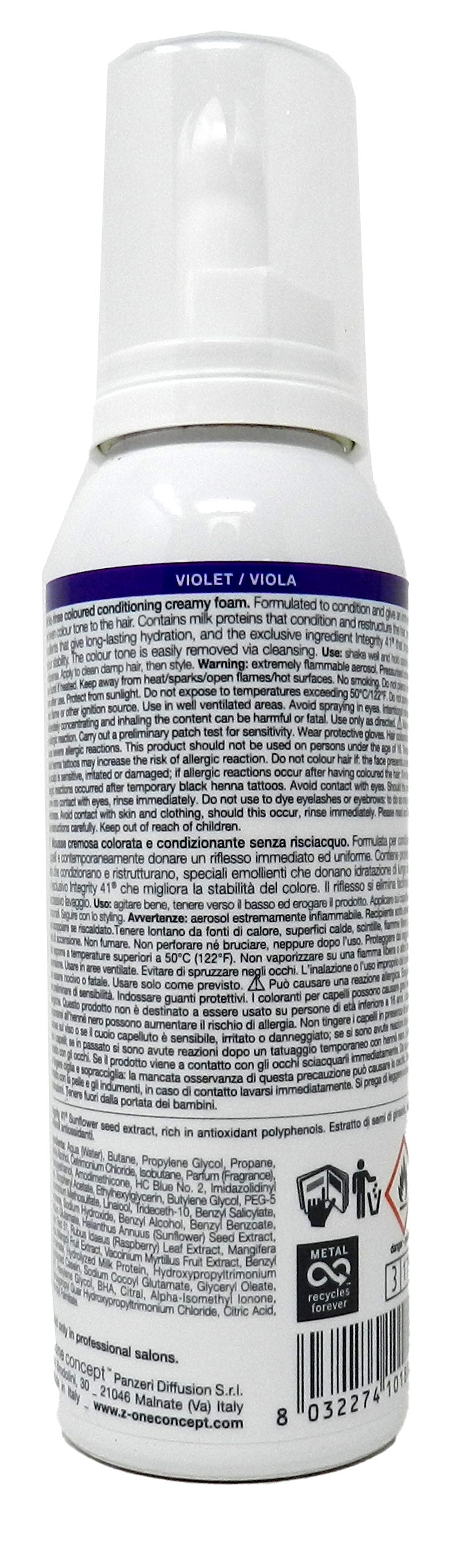 Milk_Shake Colour Whipped Cream Violet 3.4 Ounces