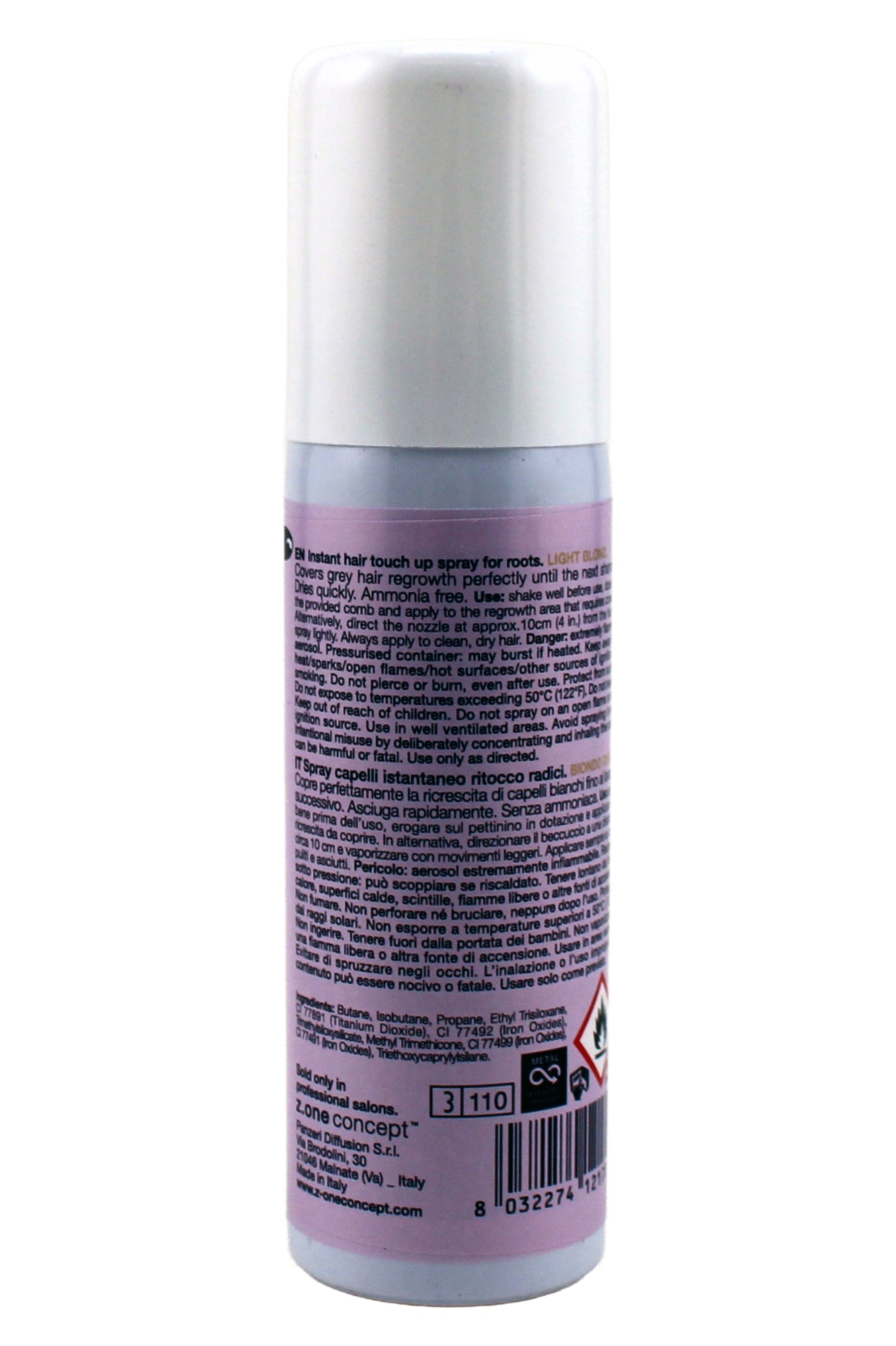 Milk_Shake SOS Roots Light Blond Touch Up Spray 2.54 Ounces