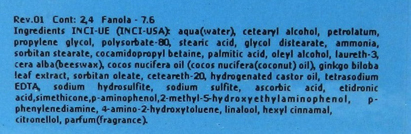 Fanola Hair Colouring Cream 7.6 Blonde Red 3.4 Ounces