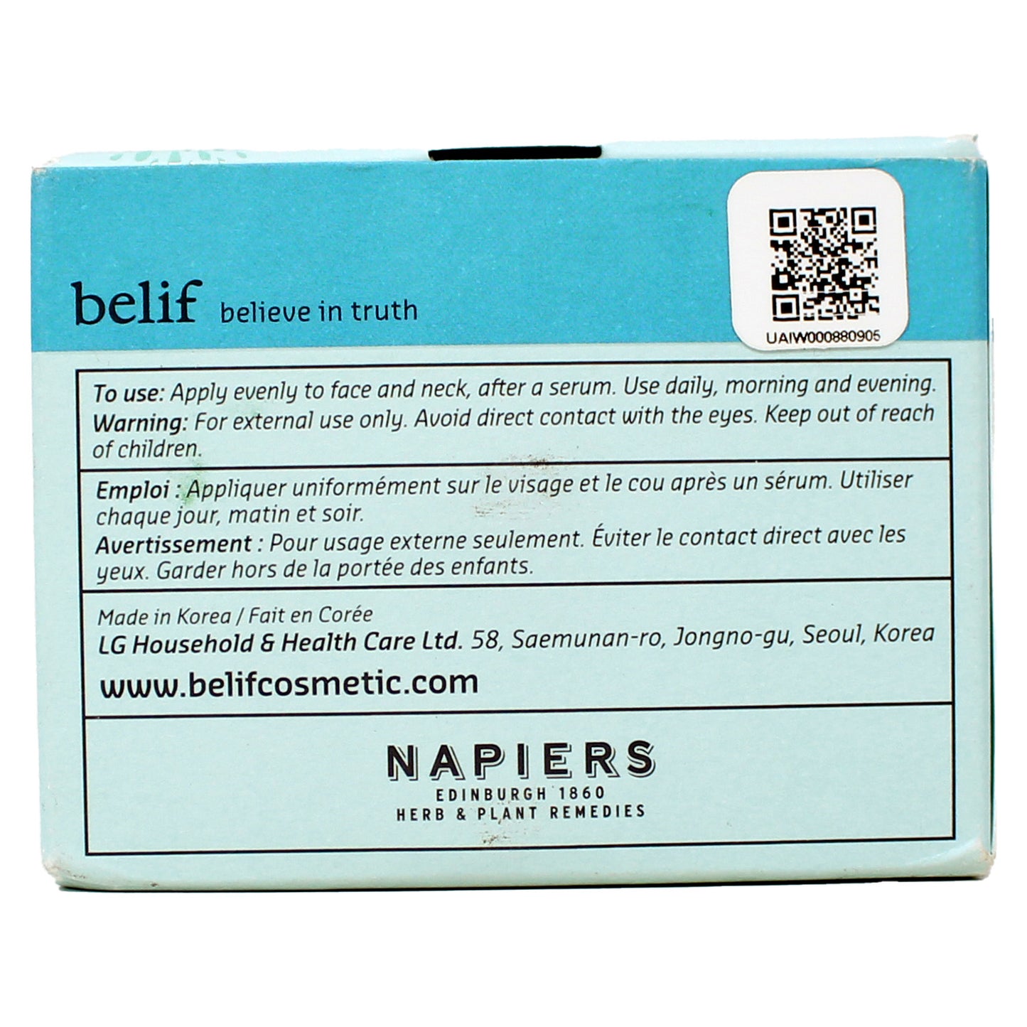 Belif The True Cream Moisturizing Bomb with Comfrey Leaf Extract 3.3 oz