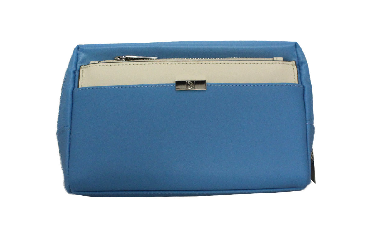Danielle Nicole Solid Matching Cosmetic Bag Set Light Blue