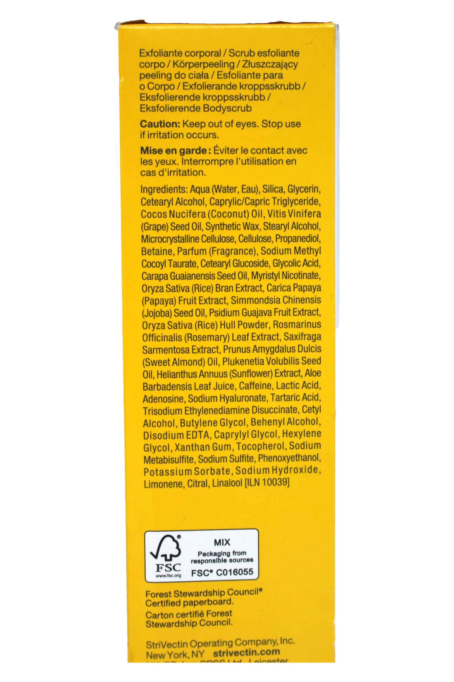 StriVectin Tighten & Lift Crepe Control Exfoliating Body Scrub 5 Ounce