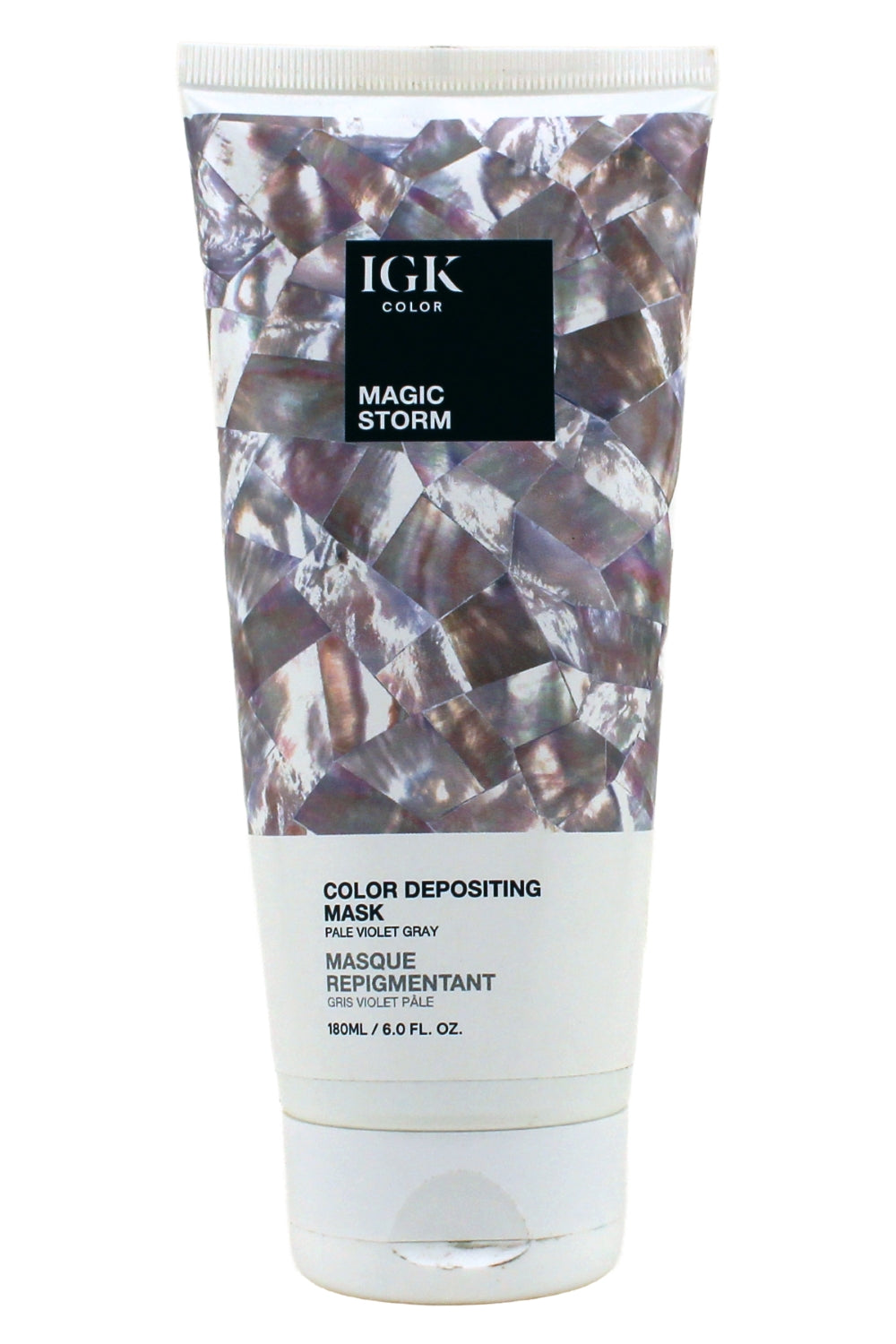 Igk Color Depositing Mask Oyster Magic Storm Pale Violet Gray 6 Fl Ounce