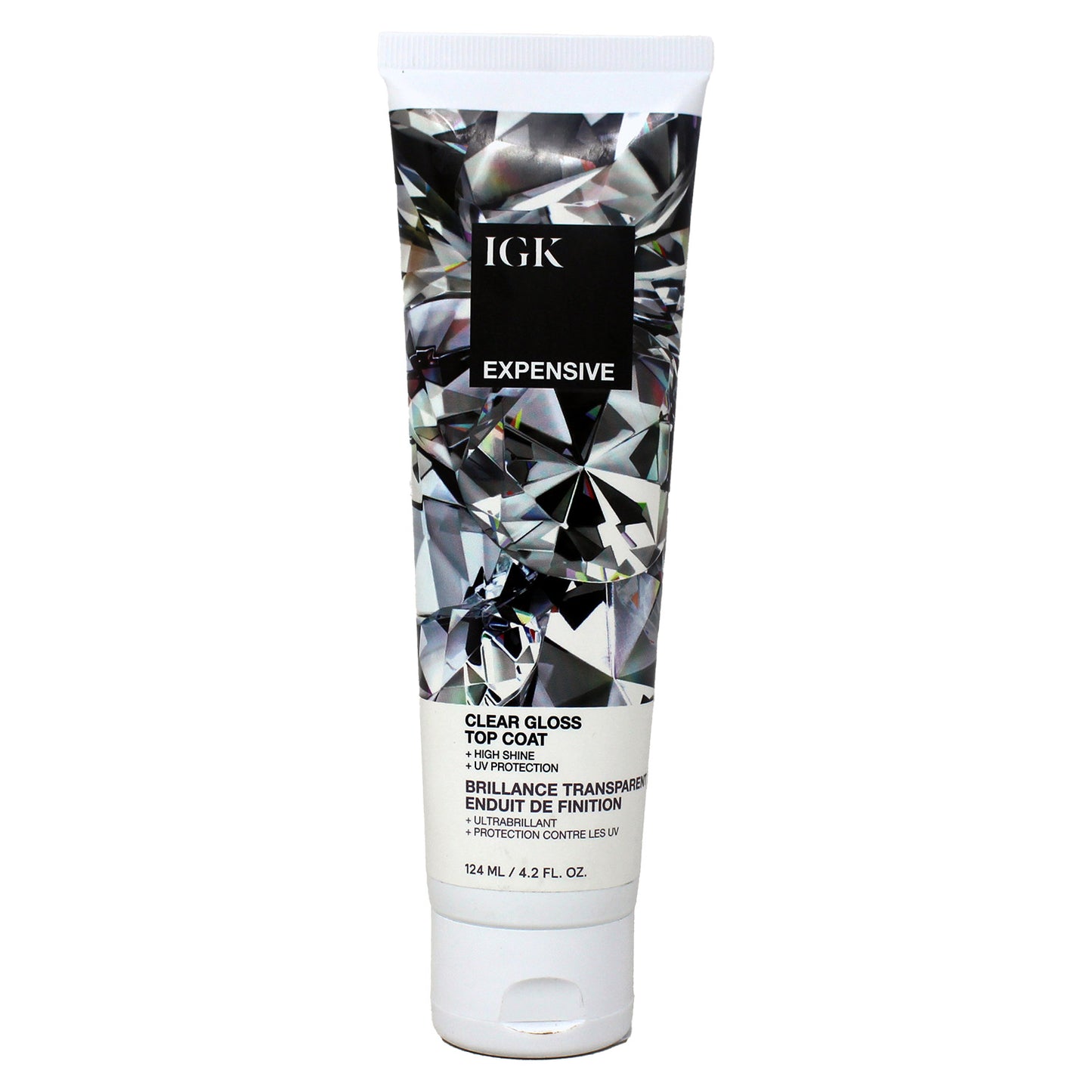 IGK Expensive Clear Gloss Top Coat 4.2 Ounce