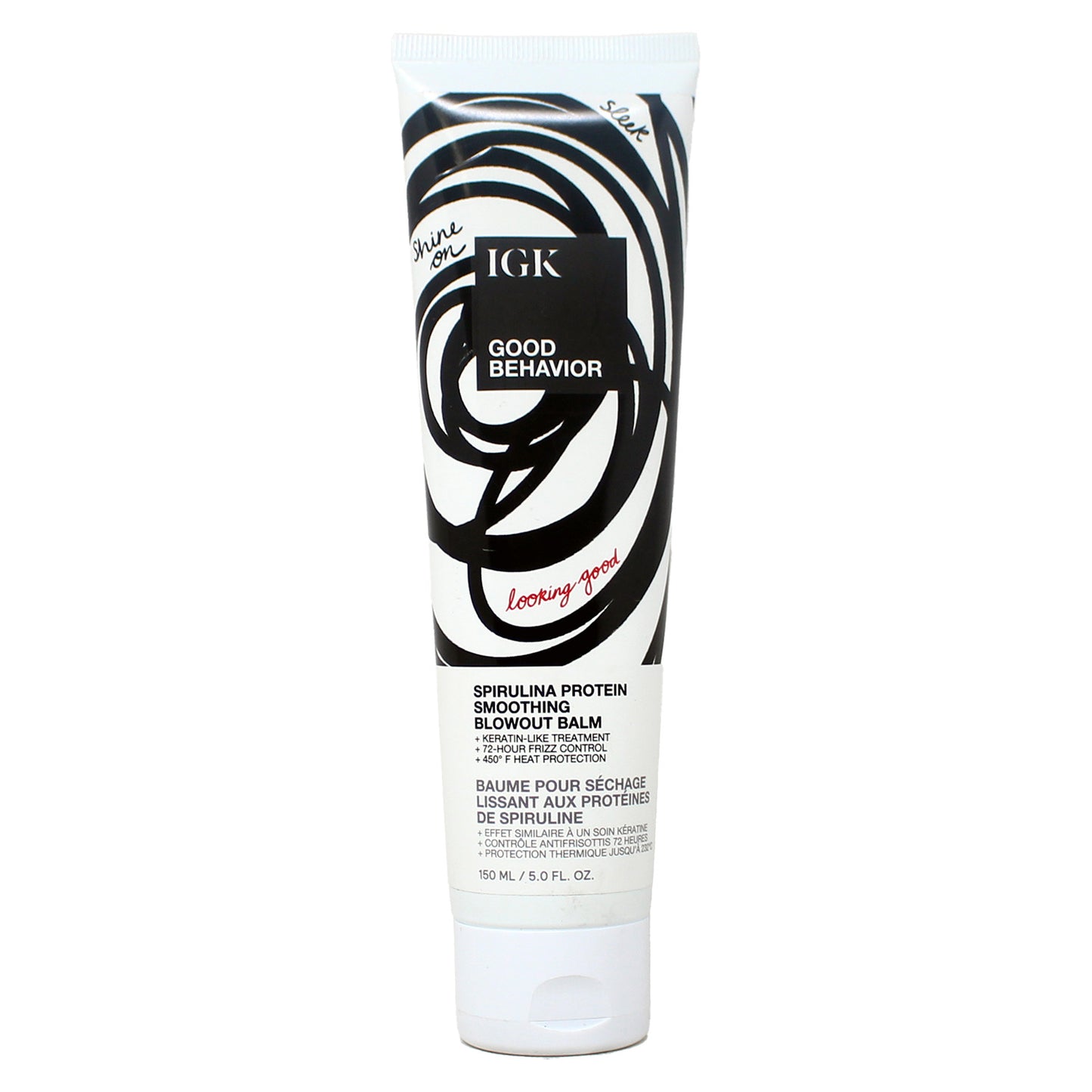 IGK Good Behavior Spirulina Protein Smoothing Blowout Balm 5 oz