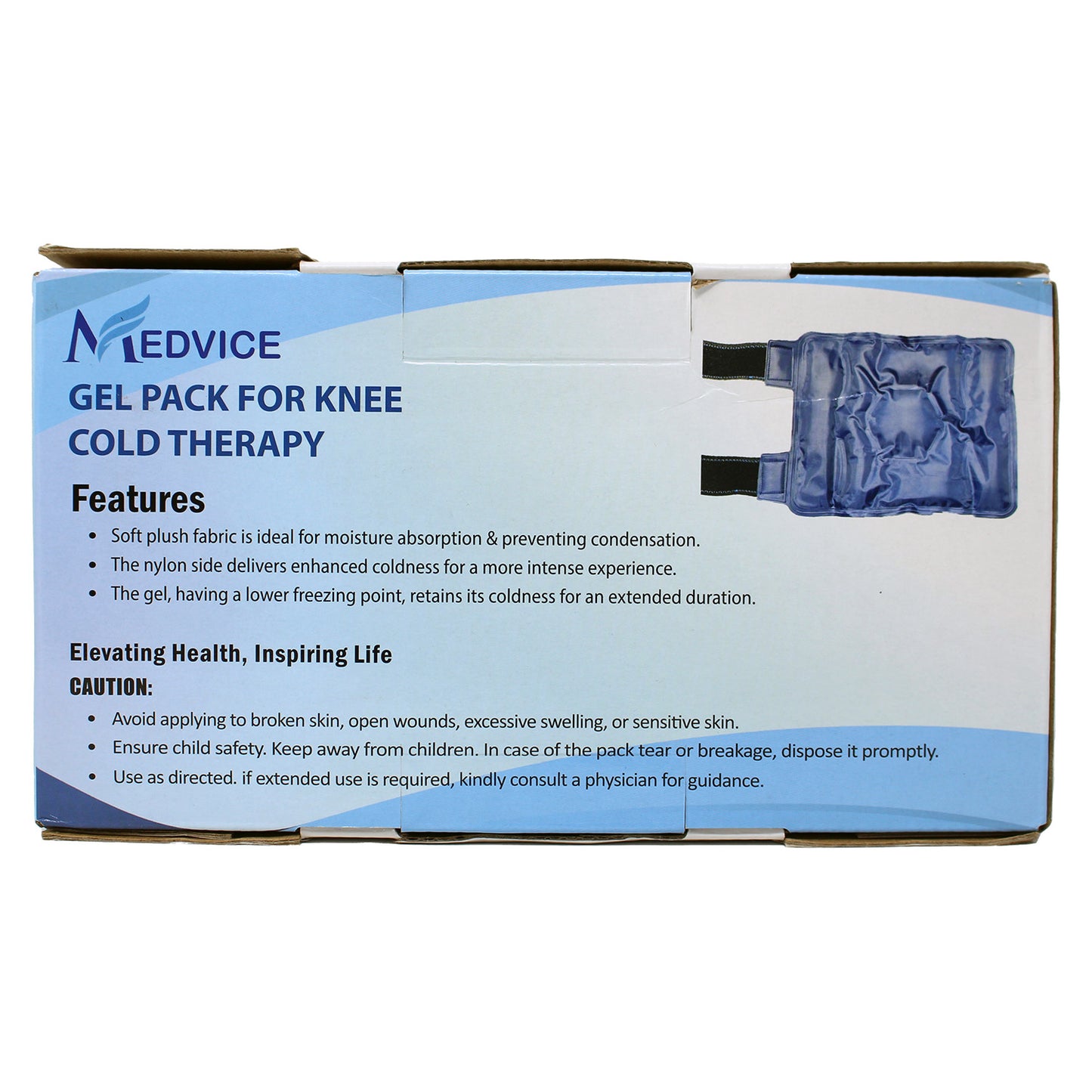Medvice Reusable Knee Ice Pack with Adjustable Straps