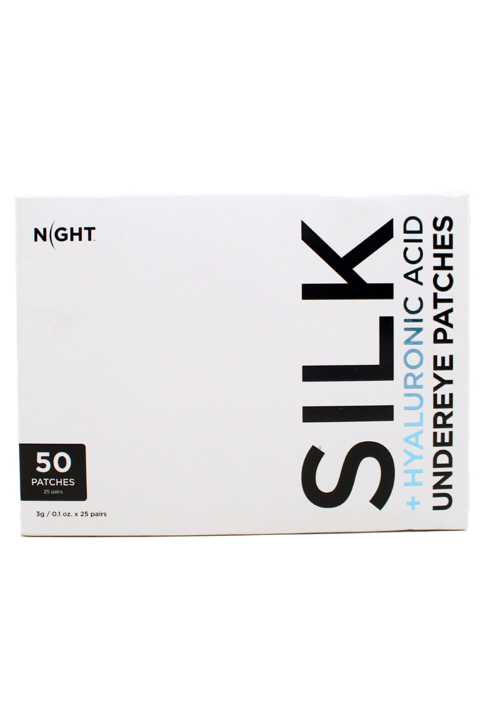 Night Silk Hyaluronic Acid Undereye Patches Pack of 50 Patches (25 Pairs)
