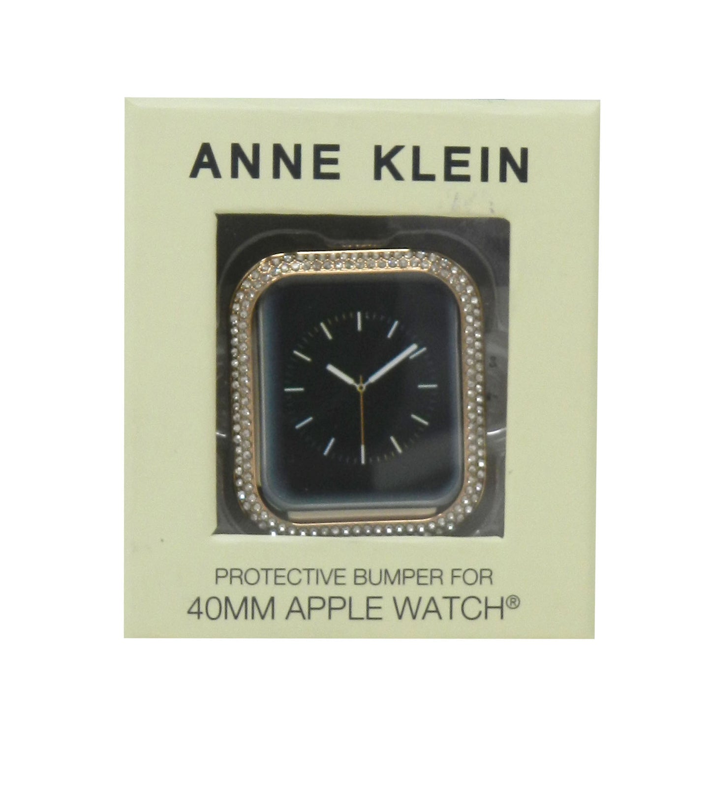 Anne Klein Premium Fashion Protective Bumper For Apple Watch Rose Gold 40MM