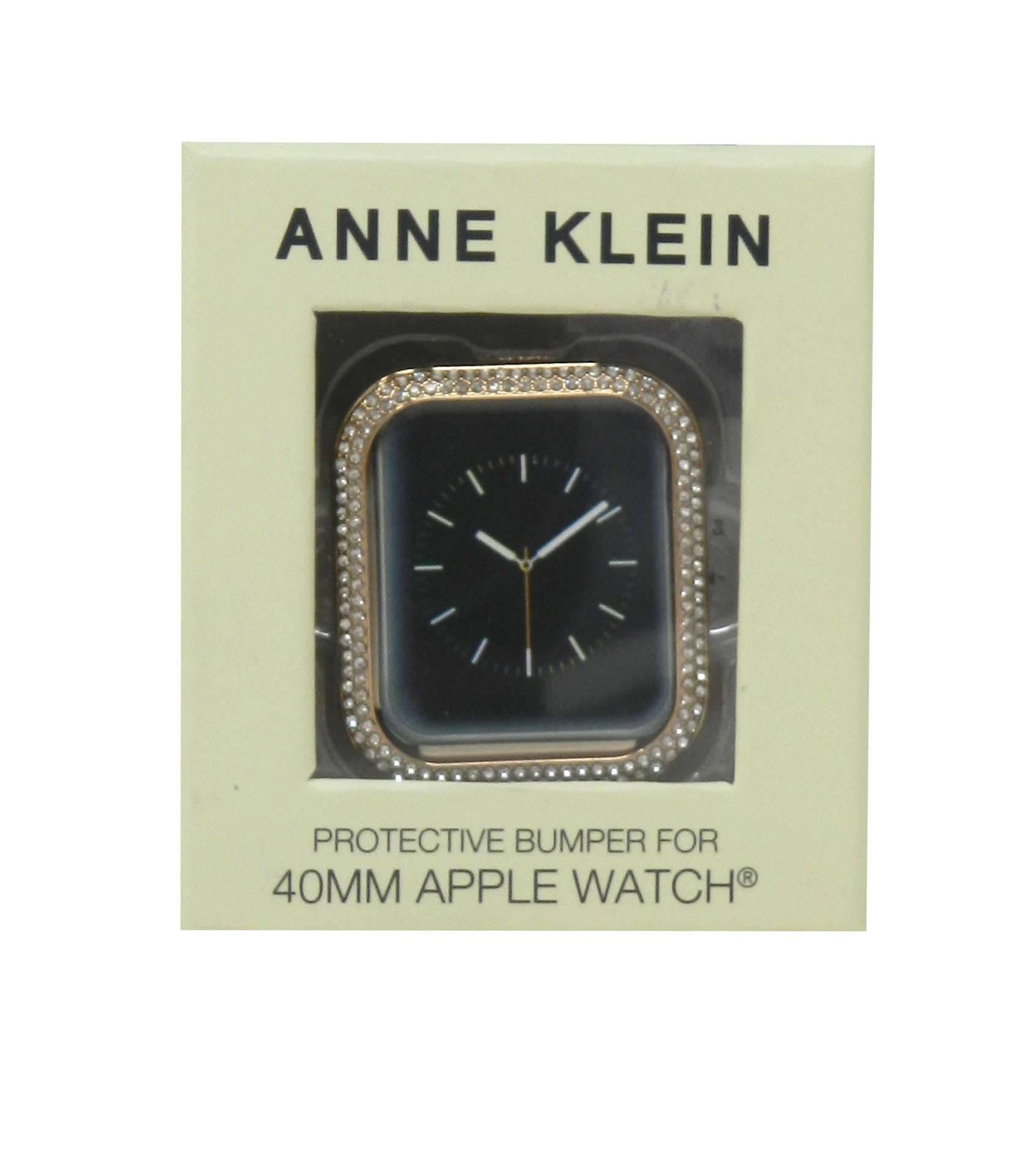 Anne Klein Premium Fashion Protective Bumper For Apple Watch Rose Gold 40MM