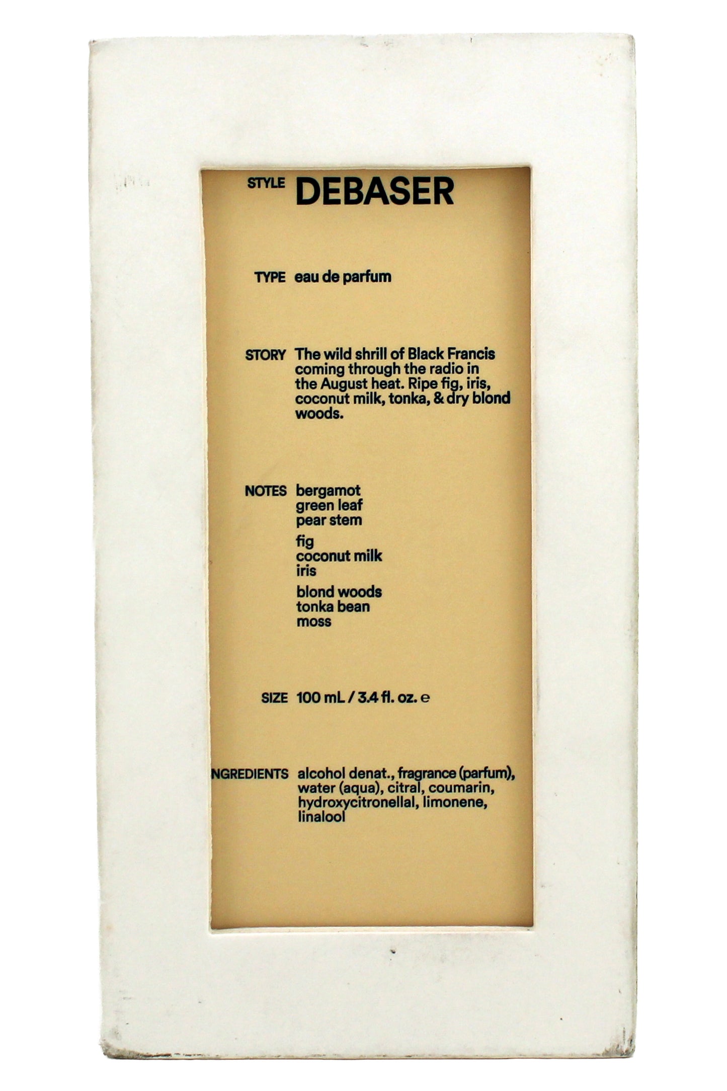DS and Durga Debaser Eau De Parfum 3.4 Fl Ounce