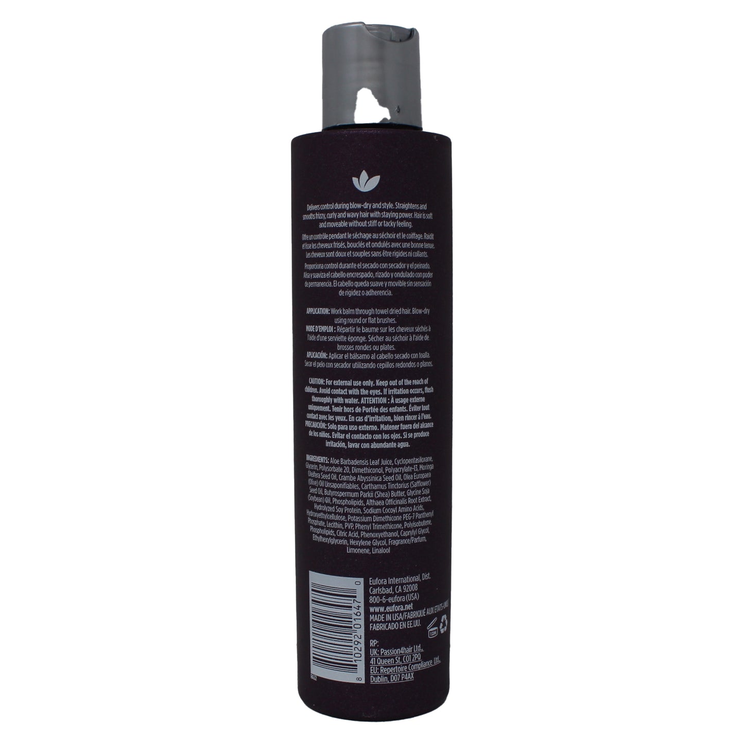 Eufora Style Straightening Balm Smoothing Bow-Dry Cream 6.8 Ounces