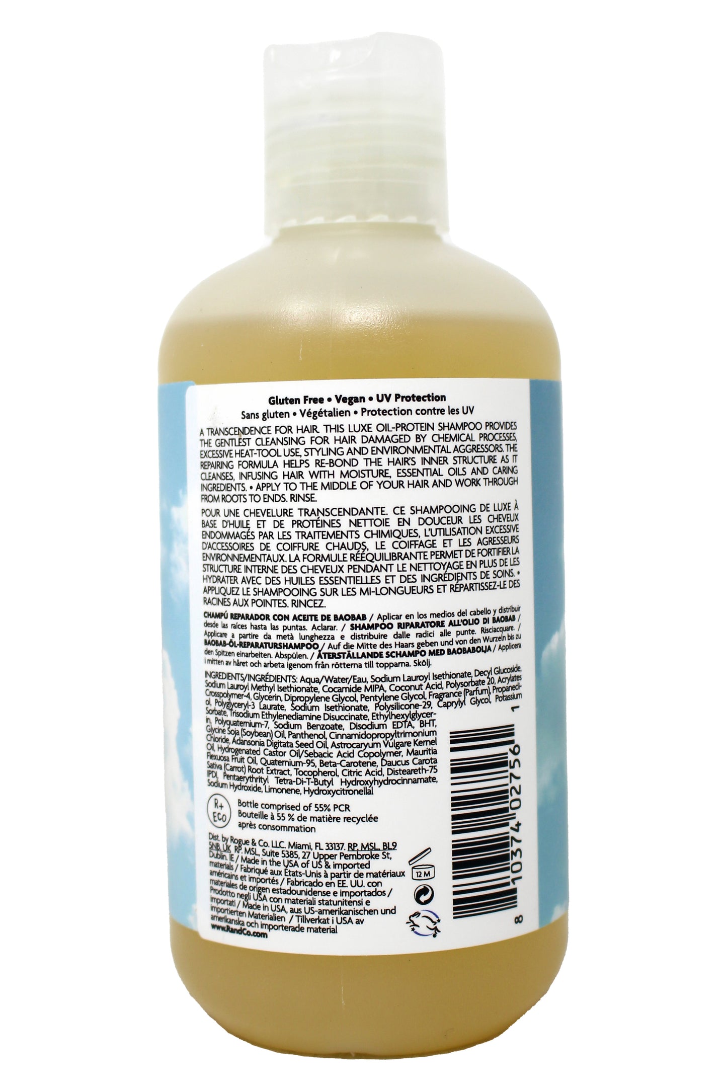 R+Co On A Cloud Baobab Oil Repair Shampoo 8.5 Ounces
