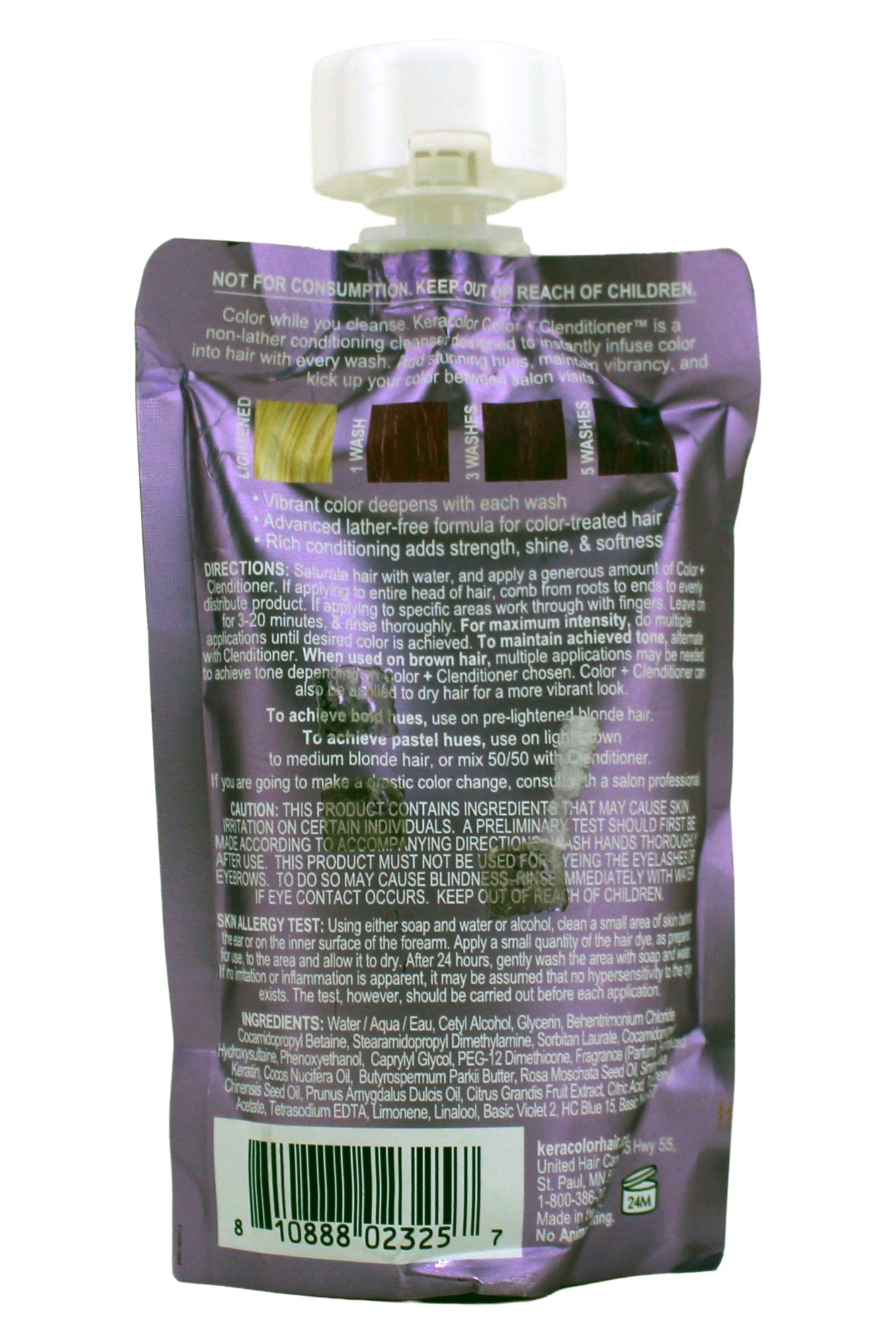 Keracolor Color + Clenditioner Purple 3.4 Ounce