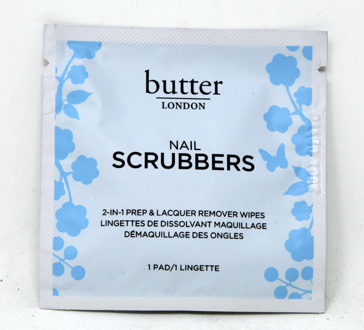 Butter London Nial Scrubbers 2-In-1 Prep & Lacquer Remover Wipes 1 Count