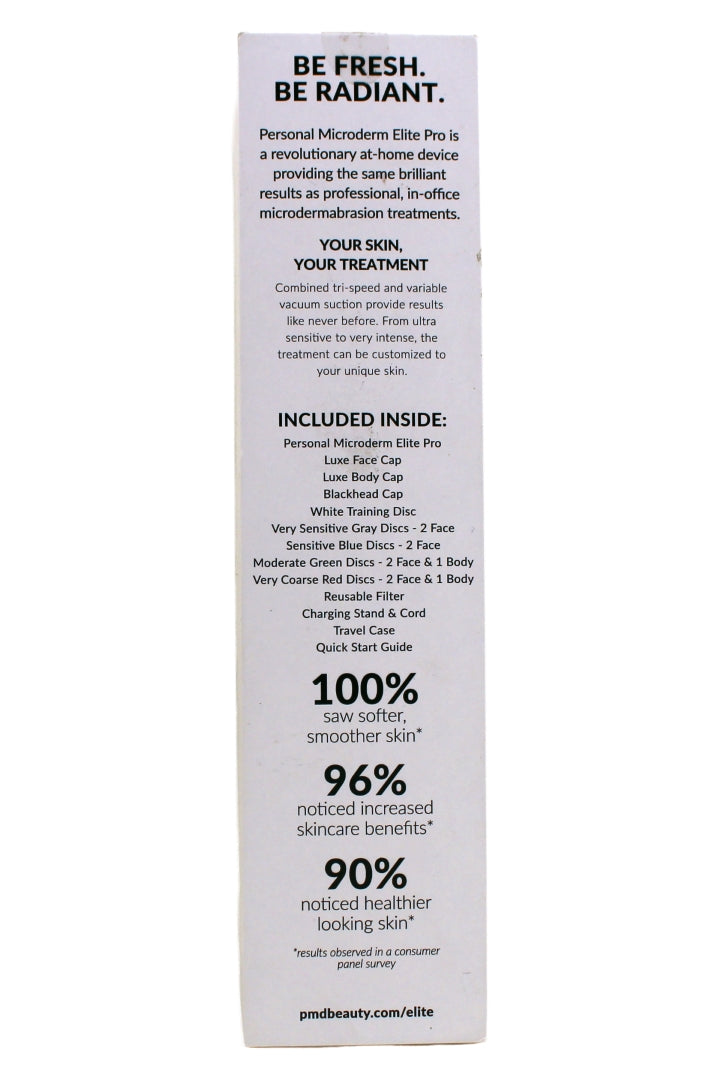 PMD Persnal Microderm Elite Pro Clinical Grade Exfoliation Device Black 1 Count