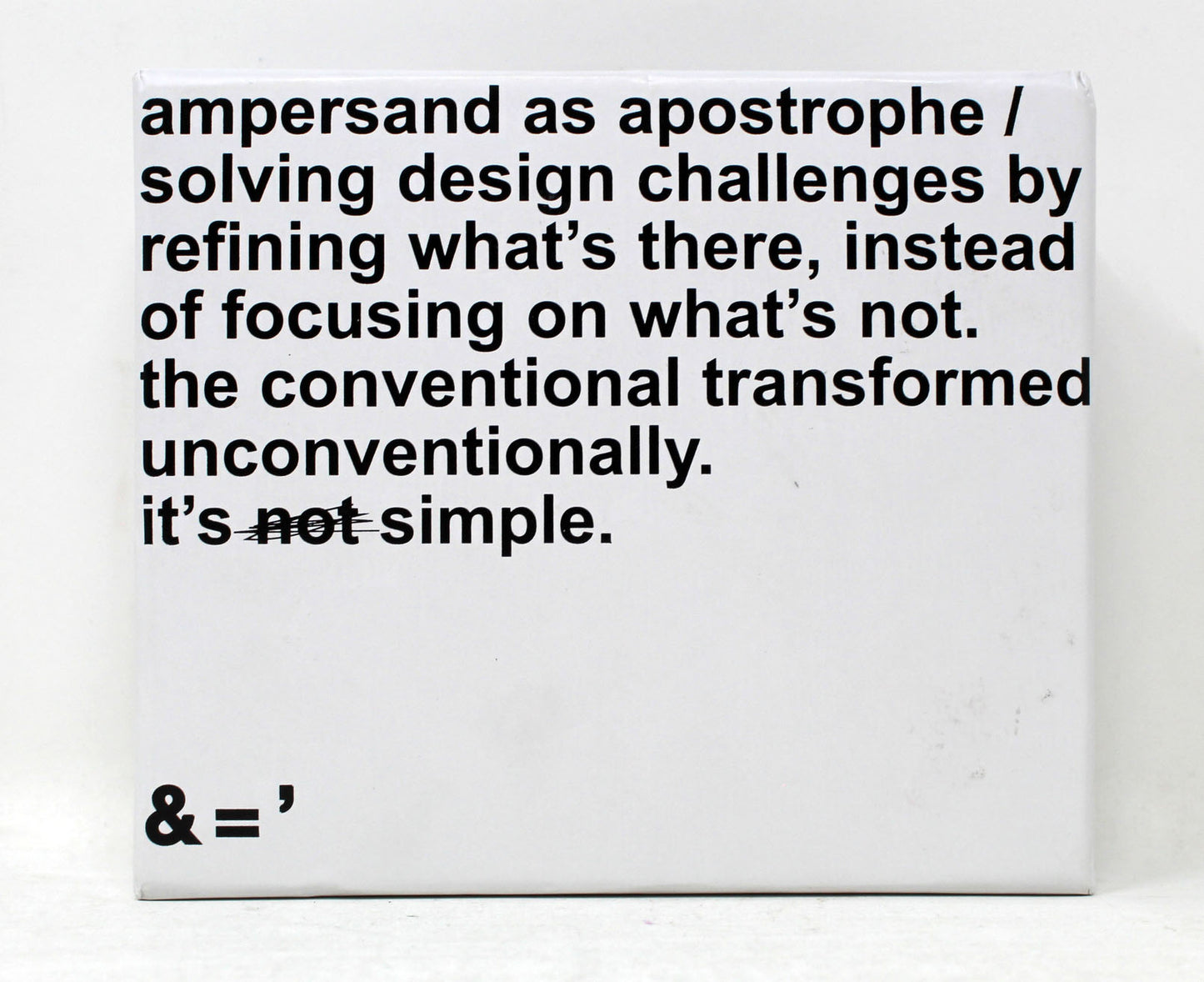 Ampersand As Apostrophe Black Lux Half Zip Wallet