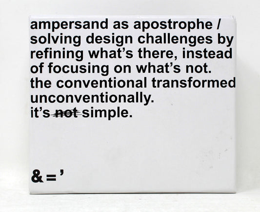 Ampersand As Apostrophe Black Lux Half Zip Wallet
