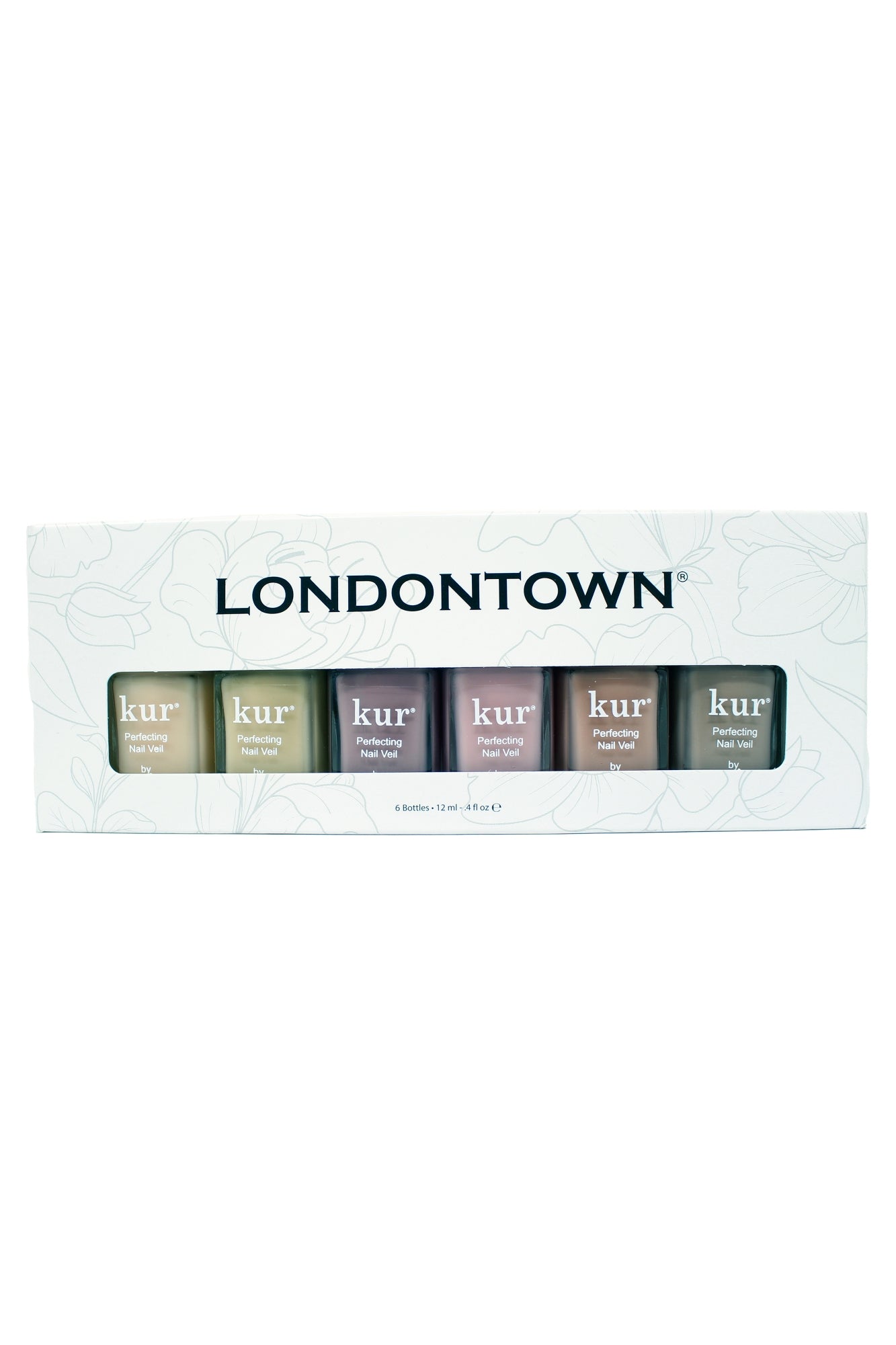 Kur By Londontown Perfecting Nail Veil Colection 6 Bottles 0.4 Fl Ounces Each