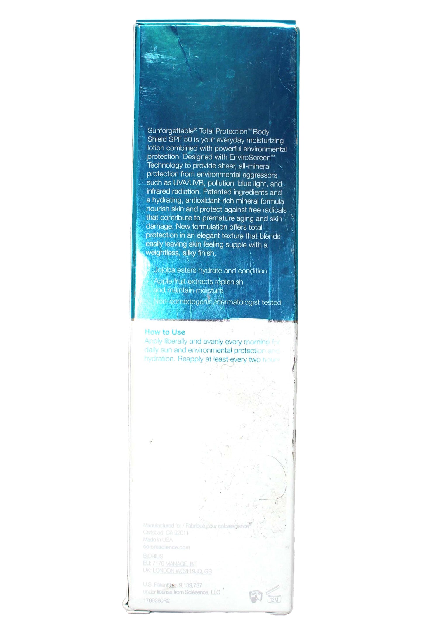 Colorescience Sunforgettable Total Protection SPF 50 Body Shield 4 Ounce