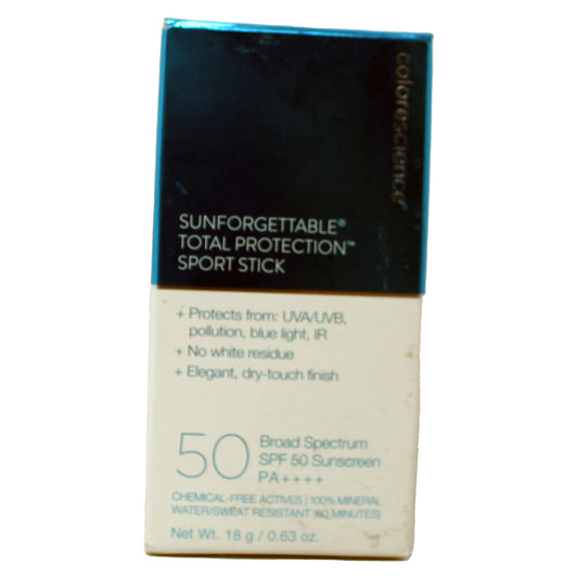 Color Science Sunforgettable Total Protection Sport Stick SPF 50 0.63 Ounce