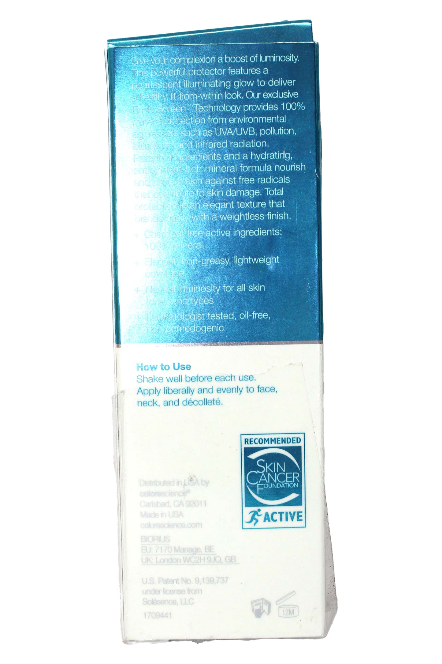 Colorescience Sunforgettable Total Protection Face Shield Glow SPF 50  1.8 Ounce