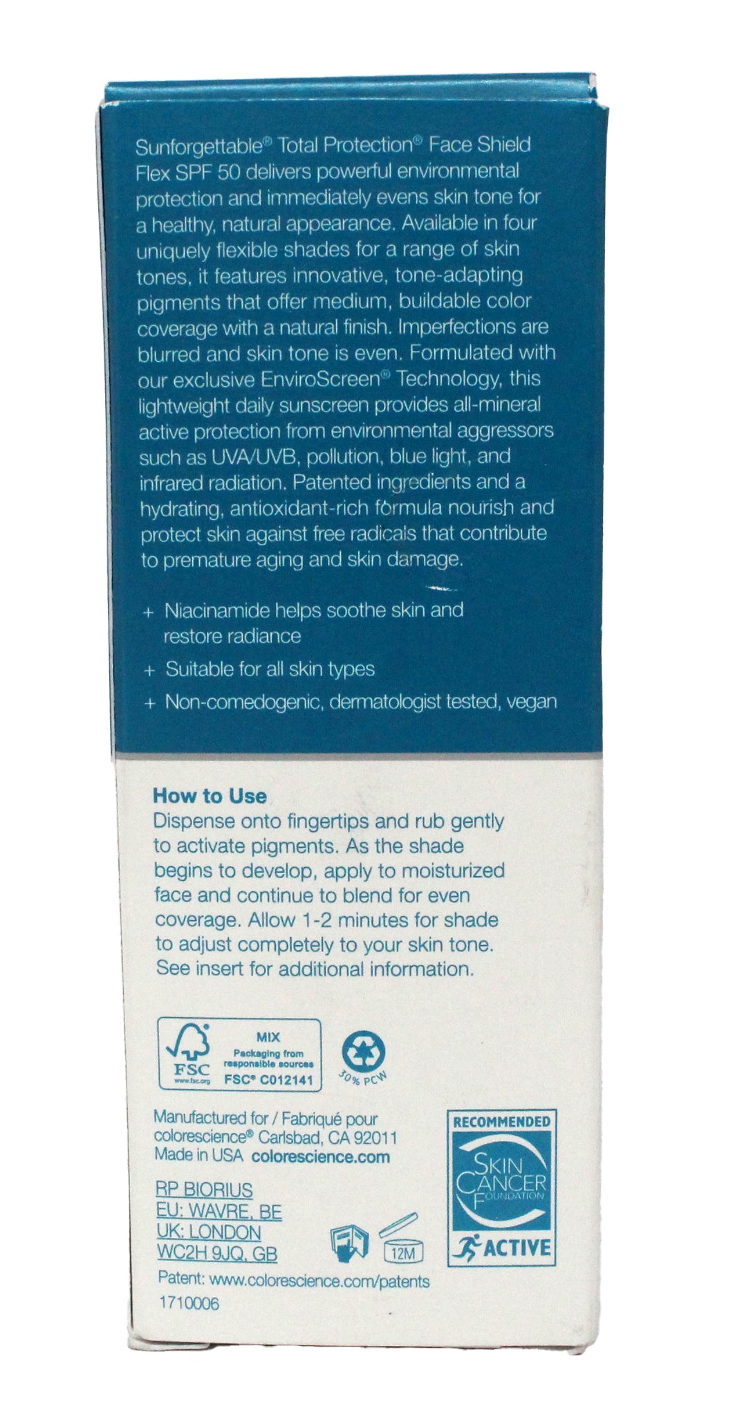 Colorescience Sunforgettable Total Protection Face Shield Flex SPF 50 Fair 1.8 Ounce