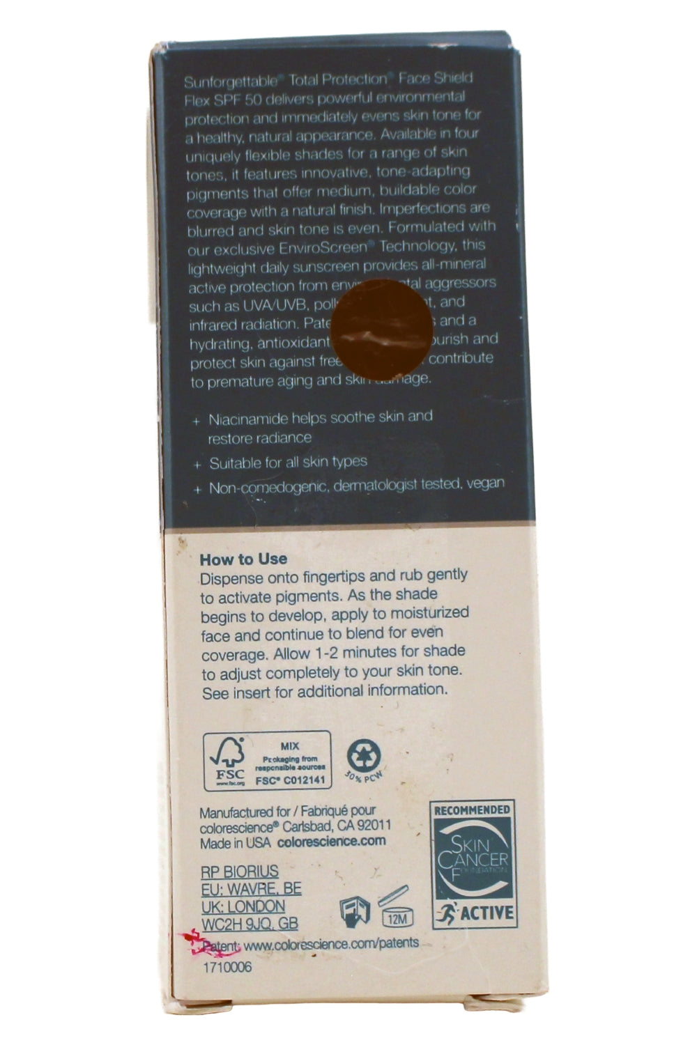 Colorescience Sunforgettable Total Protection Face Shield Flex SPF 50 Cream 1.8