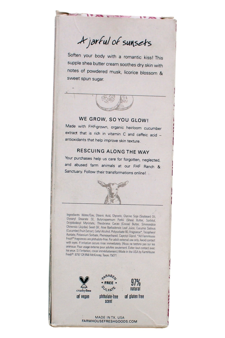 Farmhouse Fresh Pink Moon Shea Butter 8 Fl Ounce