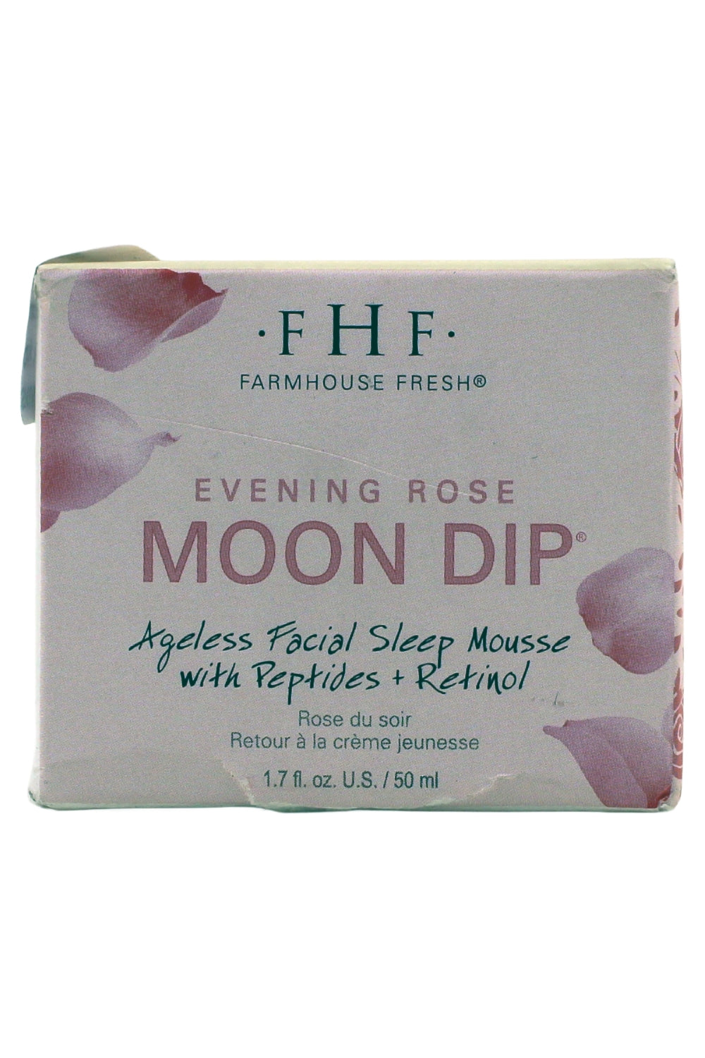 Farmhouse Fresh Evening Rose Moon Dip - Retinol Night Cream, 1.7 Fl Ounce