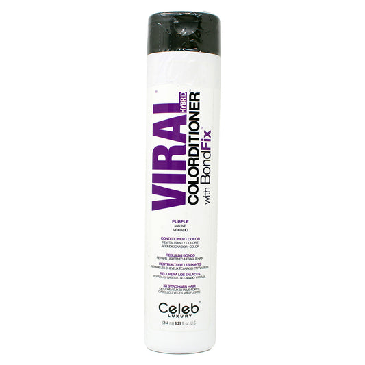 Celeb Luxury Viral Colorditioner With Bond Fix Purple 8.25 Fl Ounce